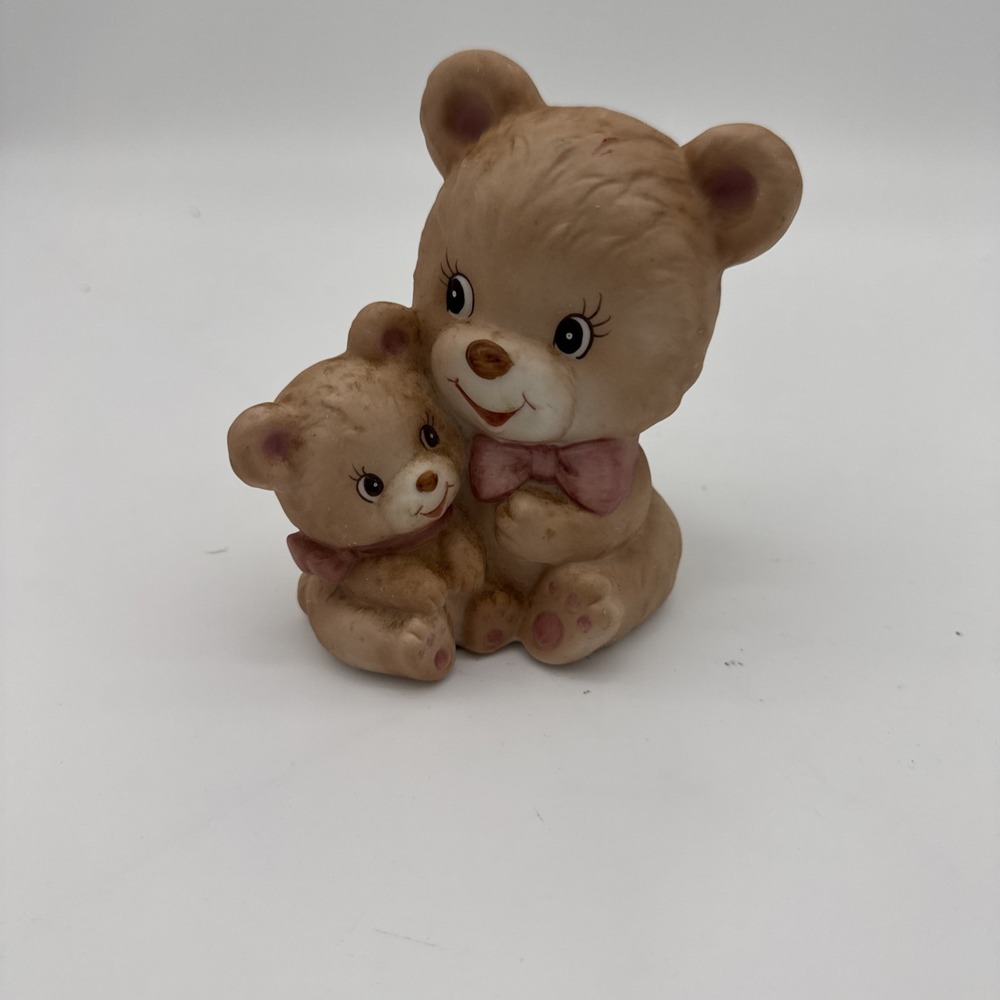 George Good Ceramic Bears Figurine Vintage 1981 Japan